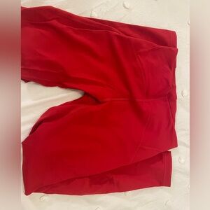 Red lululemon leggings
